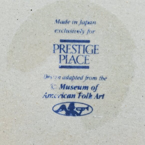 Prestige Place Carousel Horse Trinket Box Gray Ceramic Blue Horse Lidded Dish - Picture 6 of 6